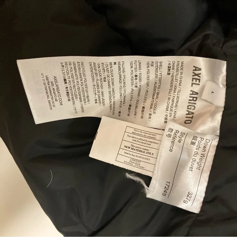 Axel arigato L observer puffer jacket down feather boxy - Picture 10 of 16